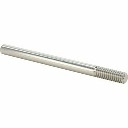 BSC PREFERRED 18-8 Stainless Steel Threaded on One End Stud 1/4-20 Thread Size 3-1/2 Long 97042A174